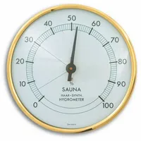 TFA Saunathermometer 40.1003 analog, Metall, Ø 102mm