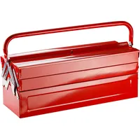 DEMA Werkzeugkasten 5-tlg. rot 58x21x22 cm