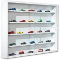 VCM ebuy24 Hängevitrine, Weiß, 80x60x10 cm, Wohnzimmer, Wohnwände, Vitrinenschränke