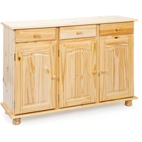 VCM Abill Sideboard 3 Schubladen,3 Türen, natur.