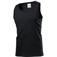 Stedman Classic Tank Top Men Schwarz Baumwolle Medium Herren