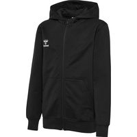 Hummel Go 2.0 Zip Hoodie Kids Sweatshirt, Schwarz, 140