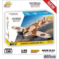 Cobi Hawker Hurricane MK.I, WWII, Maßstab 1:48, Bausatz, 138