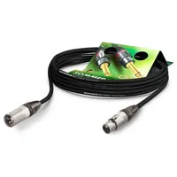 SOMMER CABLE XLR Kabel 3pol 6m, sw Neutrik sv