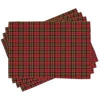 ABAKUHAUS Kariert Platzmatten, Old Celtic britischen, Waschbare Stoff Esszimmer