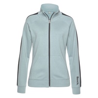 Bench. loungewear Sweatjacke Damen mint-schwarz Gr.32/34