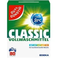 Gut&Günstig CLASSIC Waschmittel Pulver, 5,2 kg