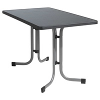 Sieger Gartentisch MECALIT, klappbar, Grau - 115 x 70