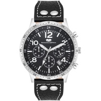 RHODENWALD & SÖHNE Chronograph Flight Captain aus Echtleder in