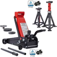 Arebos Rangierwagenheber mit Fußpedal | 2 Auflagen