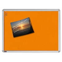 Dots Pinnwand 60,0 x 45,0 cm Textil orange