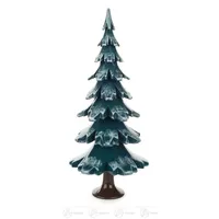 Großhandel Dregeno Massivholzbaum grün/weiß BxHxT = 10x24,5x10cm NEU, Erzgebirge