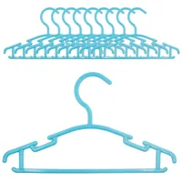 Intirilife 10x Kleiderbügel für Kinder in Blau | Gr.: