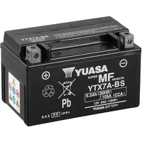 YUASA YTX7A 6Ah Motorradbatterie YTX7A-BS geschlossen