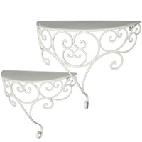 Ambiente Haus Deko-Wandregal »Increto Wandregal-Set aus Eisen 45cm«, (1