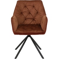 Hela Esszimmersessel HELA "Inge I", braun (copper), B:56cm T:61cm,