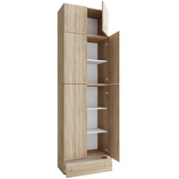 VCM Kleiderschrank Lona XXL Sonoma Eiche ca. 70x240x39 cm
