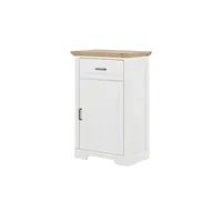 Innostyle Schuhschrank Eiche Pinien 2 Fächer 1 Schubladen 65x102x41