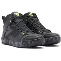 Dainese Suburb D-WP Shoes wasserdichte Motorrad-Sneaker, Schwarz/Camo/Gelb, 42
