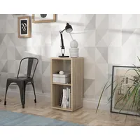 Forte Mauro Bücherregal, Holzwerkstoff, Sonoma Eiche, B x H