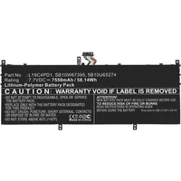 CoreParts Laptop Battery for Lenovo (7550 mAh), Notebook Akku,