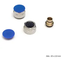 Rehau Rautitan Klemmringverschraubung flex, 16 x 2,2 mm, 2er