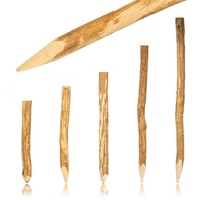 BooGardi Zaun Pfosten Haselnuss 90 cm 5er Set ·