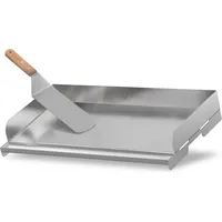 BBQ-Toro Grillplatte 49,5 x 28 cm Edelstahl silber