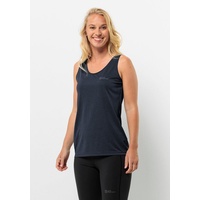 Jack Wolfskin Crosstrail ärmelloses T-shirt - Night Blue -