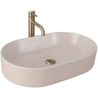 REA Aufsatzwaschbecken NADIA 60 BEIGE MATT Waschtisch Handwaschbecken Waschschale