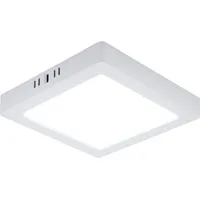 V-Tac LED Deckenlampe Wohnzimmerleuchte Flurlampe Aufbau-Panel Kunststoff weiß, 18W