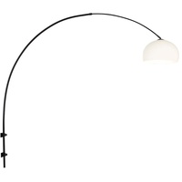 Steinhauer Wandleuchte Bogenleuchte Wandlampe schwarz weiß verstellbar E27 L