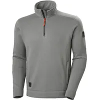 HELLY HANSEN Jacke KENSINGTON 1/2 ZIP KNITTED mittelgrau