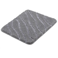 KLEINE WOLKE Badteppich Tram Anthrazit 55 x 65 cm