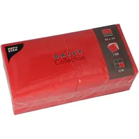 Papstar PAPSTAR, Servietten "DAILY Collection" 1/4-Falz 24 cm x