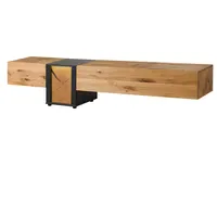 Massivmoebel24 KITZBÜHEL Lowboard 250x52x52 cm Natur Geölt/Lackiert Holz