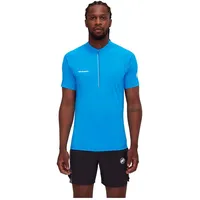 Mammut Aenergy Fl Zip Kurzarm-t-shirt - Glacier Blue -