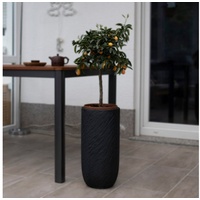 Köhko Köhko® Blumenkübel Pflanzkübel aus Fiberglas Pflanzübertopf ø44xH79 cm