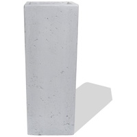 Köhko - Blumenkübel aus Fiberglas Pflanzkübel Blumentopf 26x26x61 cm