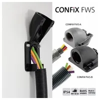ICOTEK 31381.900 Kabeldurchführung gewinkelt Grau 1St.