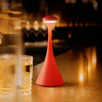 Sigor Akku-Tischleuchte Nudrop mini feuerrot