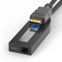 FIBERX FX-P350 - HDMI 4K Premium Hochgeschwindigkeits-HDMI-Multimode-Glasfaser-Extender-Set, mit SLS