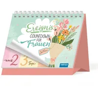 Trotsch Trötsch Event-Countdown Ereignis-Countdown für Frauen: Countdown-Kalender Aufstellkalender Tischkalender