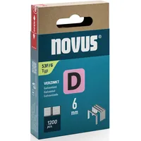 Novus Tools Flachdrahtklammern Typ 53 F B11,3xL6mm Draht-B.1,25mm 1200