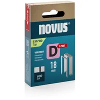 Novus Tools Flachdrahtklammern Typ 53F 600 Stück