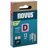 Novus Tools Flachdrahtklammern Typ 53 F B11,3xL12mm Draht-B.1,25mm 600