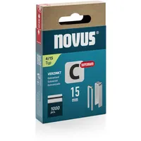 Novus Schmalrückenklammern Typ 4 15 mm 1000 Stück