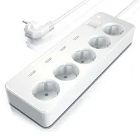 Bearware Steckdosenleiste Mehrfachsteckdose Steckerleiste 3680W, 5-fach