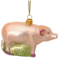 SIKORA Schwein besondere Weihnachtskugel Glas Christbaumschmuck Deko Figur Weihnachten