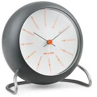 Arne Jacobsen Tischuhr Ø11 cm dunkelgrau